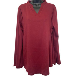 Joymom Womens L Breastfeeding Nursing Top Side Opening Roll Tab Sleeve NWT